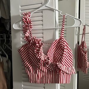 Striped crop top